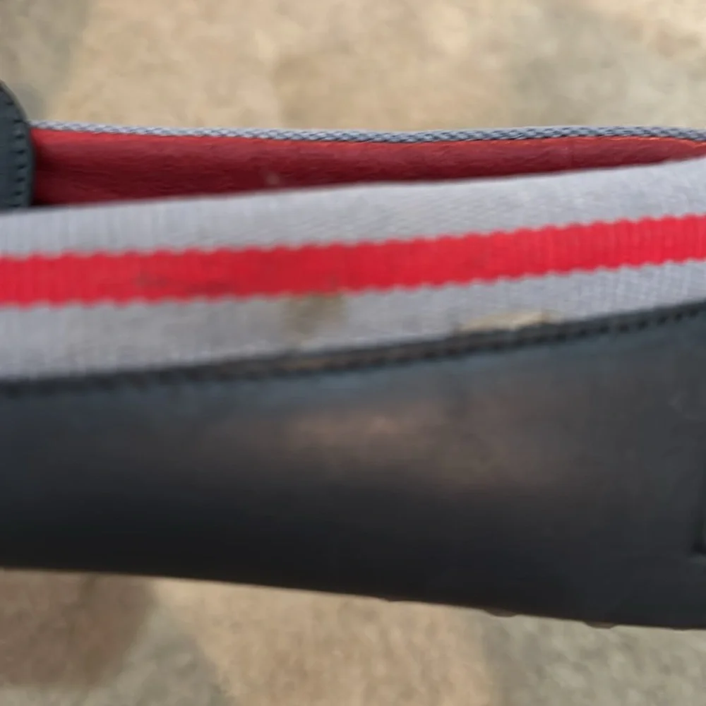 Sperry Navy with gray and Red Loafers size 12 - Picture 6 of 6